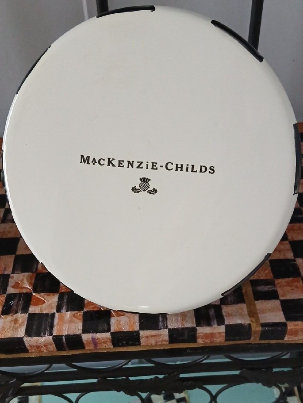 Mackensie Childs 3 Quart Teapot - Picture 4 of 6